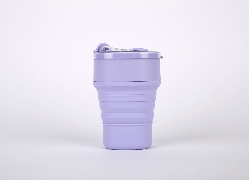 [폴베어] 조이 접이식 사각 실리콘 텀블러 500ml 상세 이미지